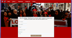Desktop Screenshot of laborforsinglepayer.org
